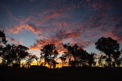 sunset at Theresa Creek day 1