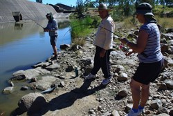 Judy reels in the barra