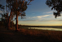 sunrise on the lake
