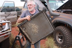 Micheal J with the radiator
