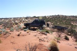 John and Suzette's beast over the dune