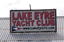 Lake Eyre Yacht Club Sign Marree