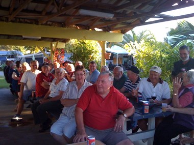 Happy Hour at Tin can bay