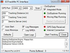 EOTrackMe PC Interface