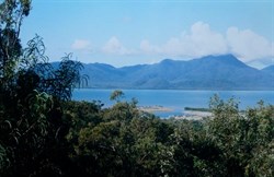 View from lookout behind Cardwell
