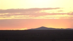 073 Sunset near Ororoo  SA