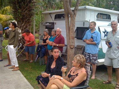 Happy Hour at Flametree Tourist Village
