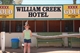 Kensie in Front of the hotel