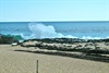 Waves on the basalt
