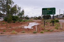 A very wet Andamooka