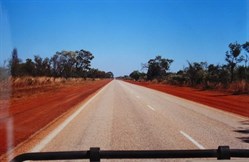 long straight road to Broome