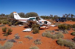 The Crash site - a miracle that everyone survived
