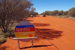 Entering Spinifex Aboriginal Lands
