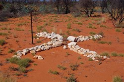 One of Len's Survey Stone Markers