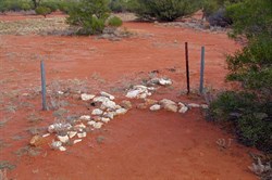Survey point at Anne's Corner