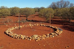 This survey point had a circle of stones