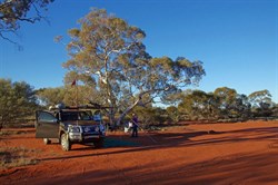 First nights camp on the Anne Beadell