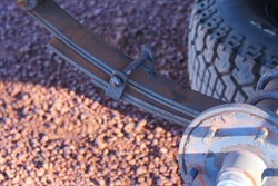 The rear spring clamp - ouch!
