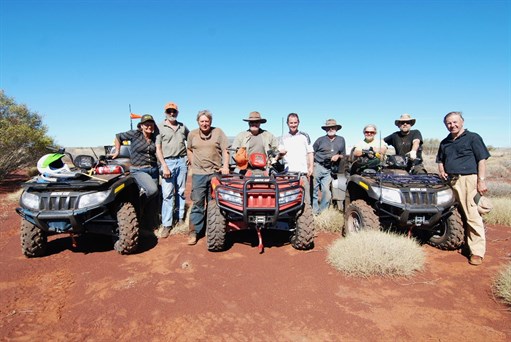 GDEC crew at the Gary Hwy having successfully crossed the Gibson