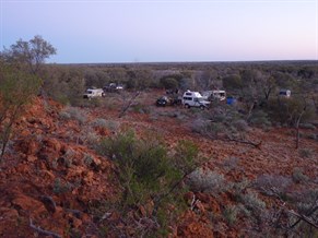 Our Red Bluff campsite