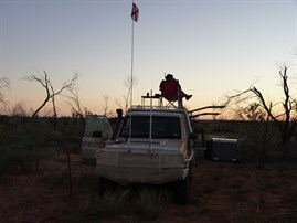The mobile Hilton, complete with views!