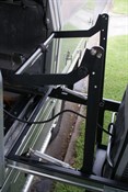 Handle folded back - Note the gas lift assist struts.