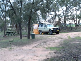 Campground in Little Desert National Park