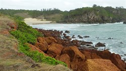 Over looking Turtle Beach