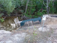 The croc trap Latram River