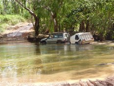 Crossing the Goyder on the way out