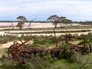 Salt harvesting machinery