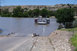 The force of the current can clearly be seen at Walker Flat