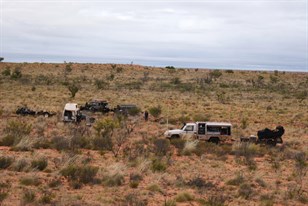 Camp on the faded remnants of the McLarty Track