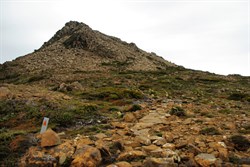 The Peak; the final climb was a rock scramble