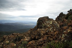 rocky at the top with great views