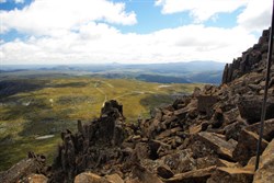 a difficult track on Cradle Mountain