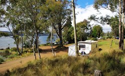 Campsite at Lake Leake