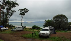 views from Mayfield beach campground on East coast