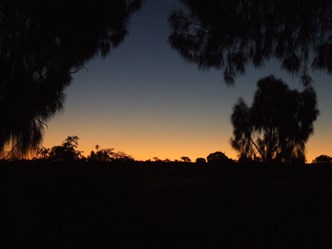 Savory Creek Sunset 2007