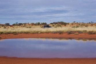 Water Filled Claypan between Mt Webb & Lake McKay WA - 2009