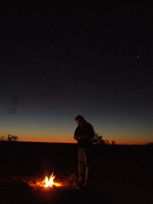 Hugh - Simpson Desert fire 2007