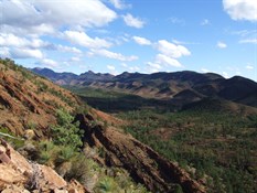 Acraman.  View of the ABC range - Flinders Ranges SA
