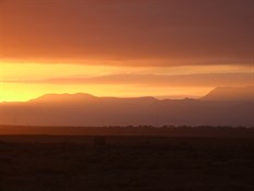Augusta Sunrise - Looking over the Flinders north of Port Augusta