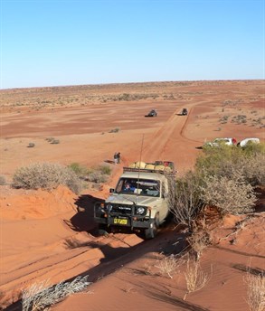 At last some dunes to try out or sand driving skills