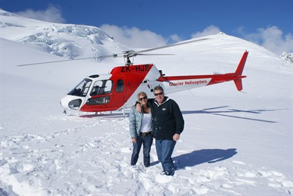 On top of Franz Joseph Glacier