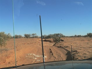 Unexpected rocky outcrops made for a bumpy ride