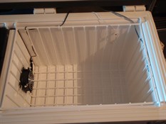 Fan and remote probe installed