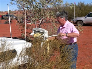 Washing Day - using the wringer