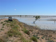 Flooding on way to Big Red