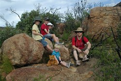 Resting on the Coastal Trail, Cape Le Grand National Park